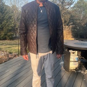 Unworn Brown Scully Leather Jacket